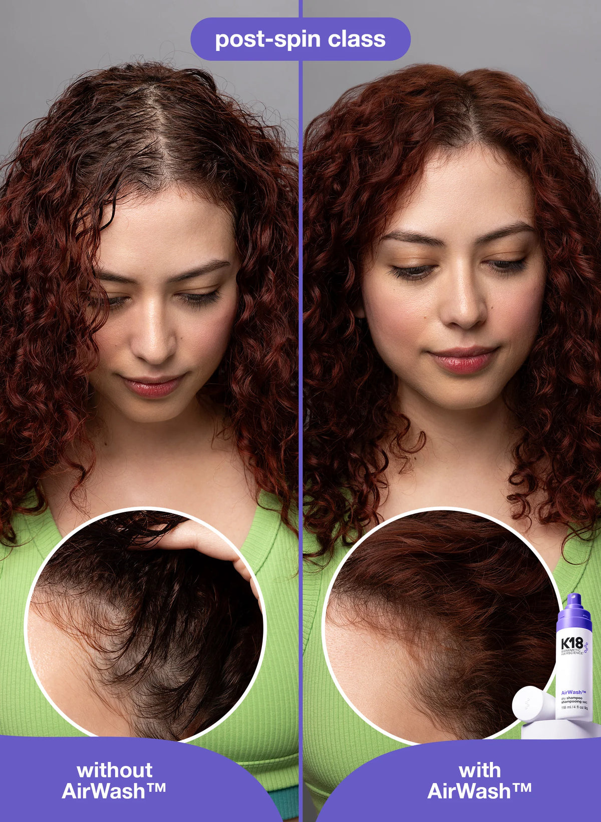 K18: AirWash™ dry shampoo
