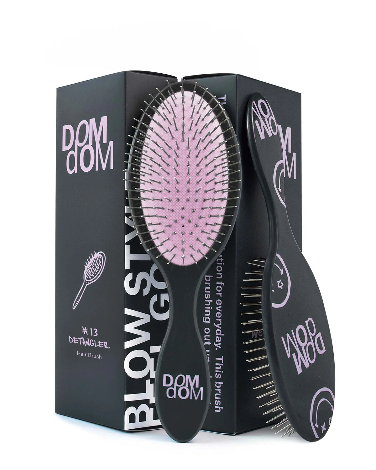 Dom Dom: #13 Detangler Brush (Purple)