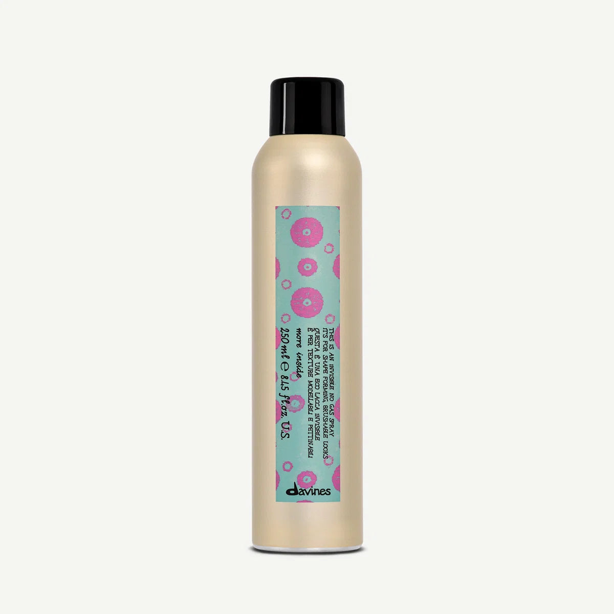Davines: More Inside: This Is An Invisible No Gas Hairspray